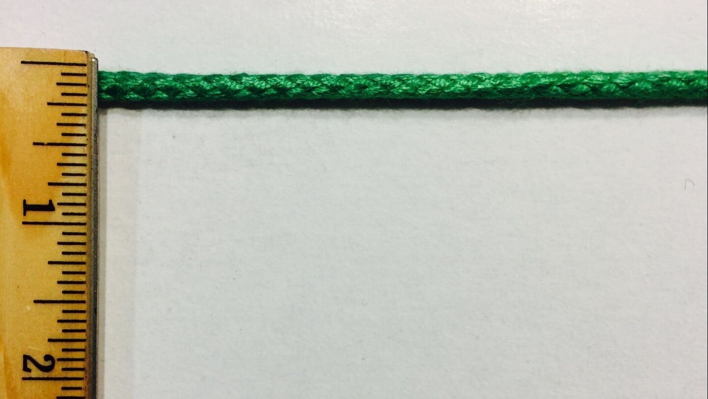 Mercerized Drawstring Cotton Cord Trimming- 12 Continuous Yards- Many ...