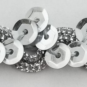 Metallic pailletten trimmen 1/2"-6 doorlopende werven!