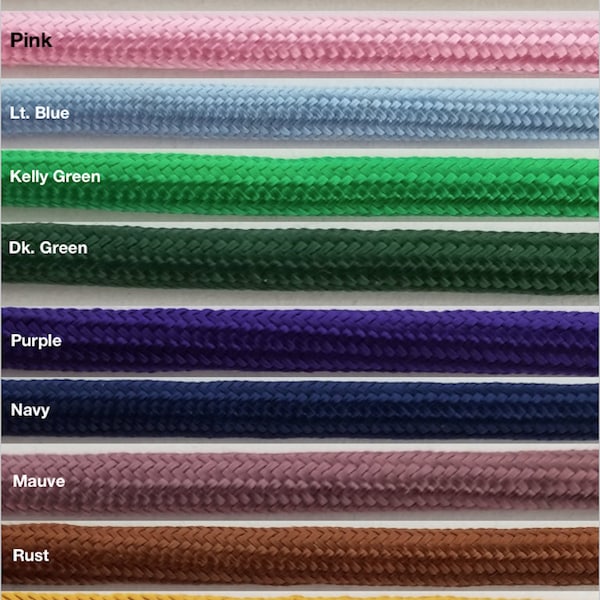 Fine Weave Rayon Jumbo Bolo Cord 1/4" - 9 Yards - Many Colors Available!