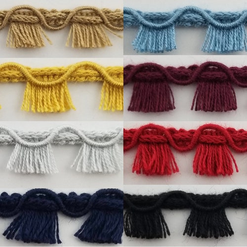 Looped Tassel Fringe Trim 9 Continuous Yards MADE IN USA Etsy