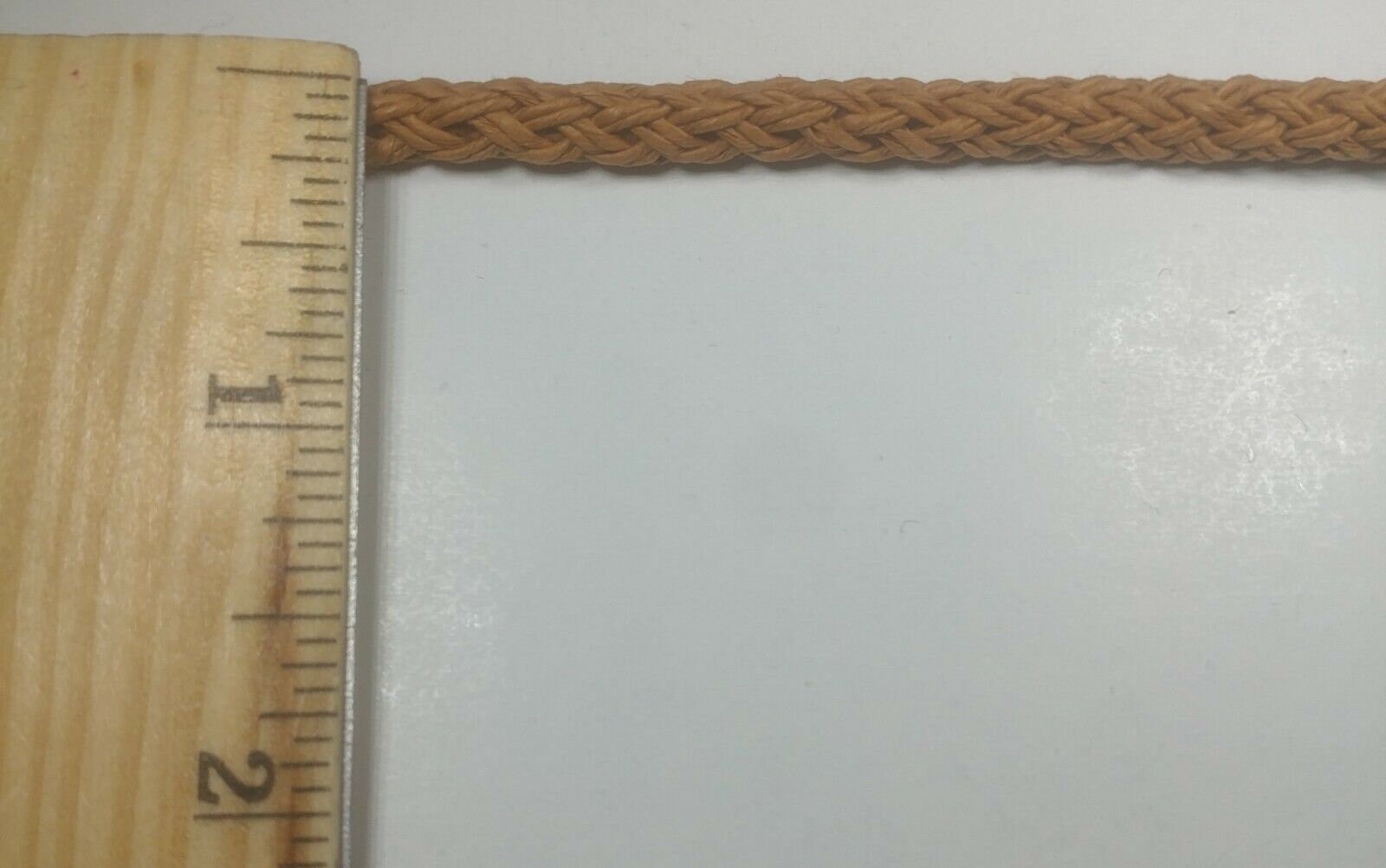 Plastic Braided Tubular Drawstring Cord 1/4