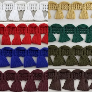 Looped Tassel Fringe Trim - 9 Continuous yards - MADE IN USA!