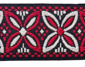 Jacquard Woven Ribbon Trim 2" - 4 Continuous Yards!