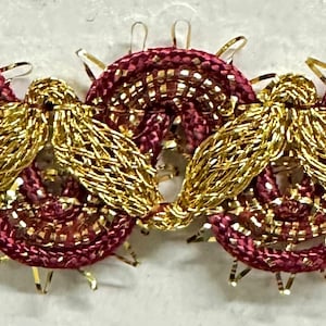 Scroll Metallic Braid Gimp Trimming 3/4&quot; - 5 Yards!
