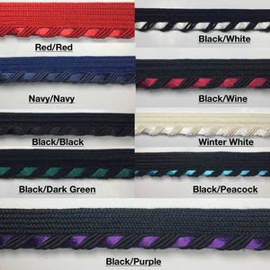 Tubazioni con labbro 3/8" - 9 iarde continue - Molti colori disponibili!