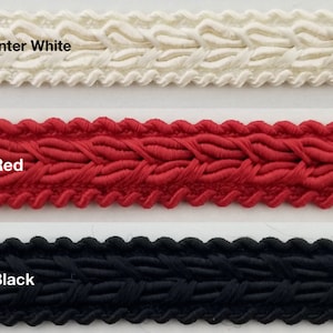 Braid Gimp Trimming 1/2&quot; - 9 Continuous Yards - Color Options Available!