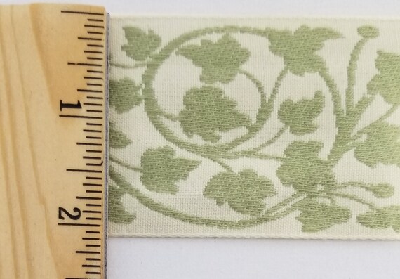 1-3/4 Inch Greek Key Jacquard Woven Ribbon Trim - 6 Continuous Yards For Sewing, Crafts & Home Decor