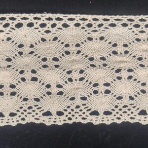 Cotton Cluny Lace Trimming 4&quot; - 5 Continuous Yards