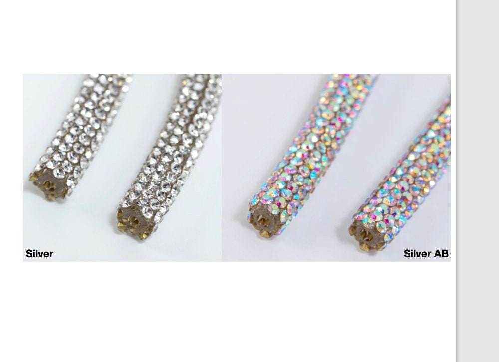 High-quality Rhinestone Cord Rope Trim 6mm - 5 Continuous Yards! - Etsy