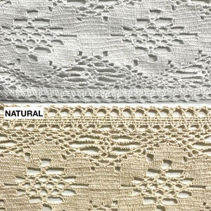 Cotton Cluny Lace Trimming 5&quot; - 5 Yards!
