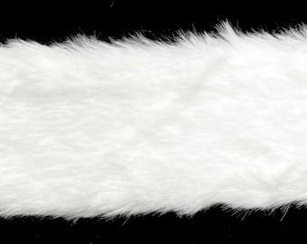 White Faux Fur Trimming 2" - 3 Continuous Yards!