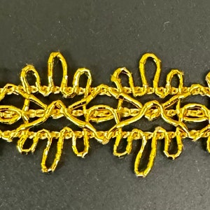 3/4&quot; Metallic Braid Gimp Trim - 6 Continuous Yards - Made in USA!