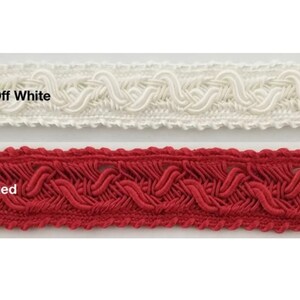 Braid Gimp Trimming 1/2&quot; - 9 Continuous Yards - Color Options!