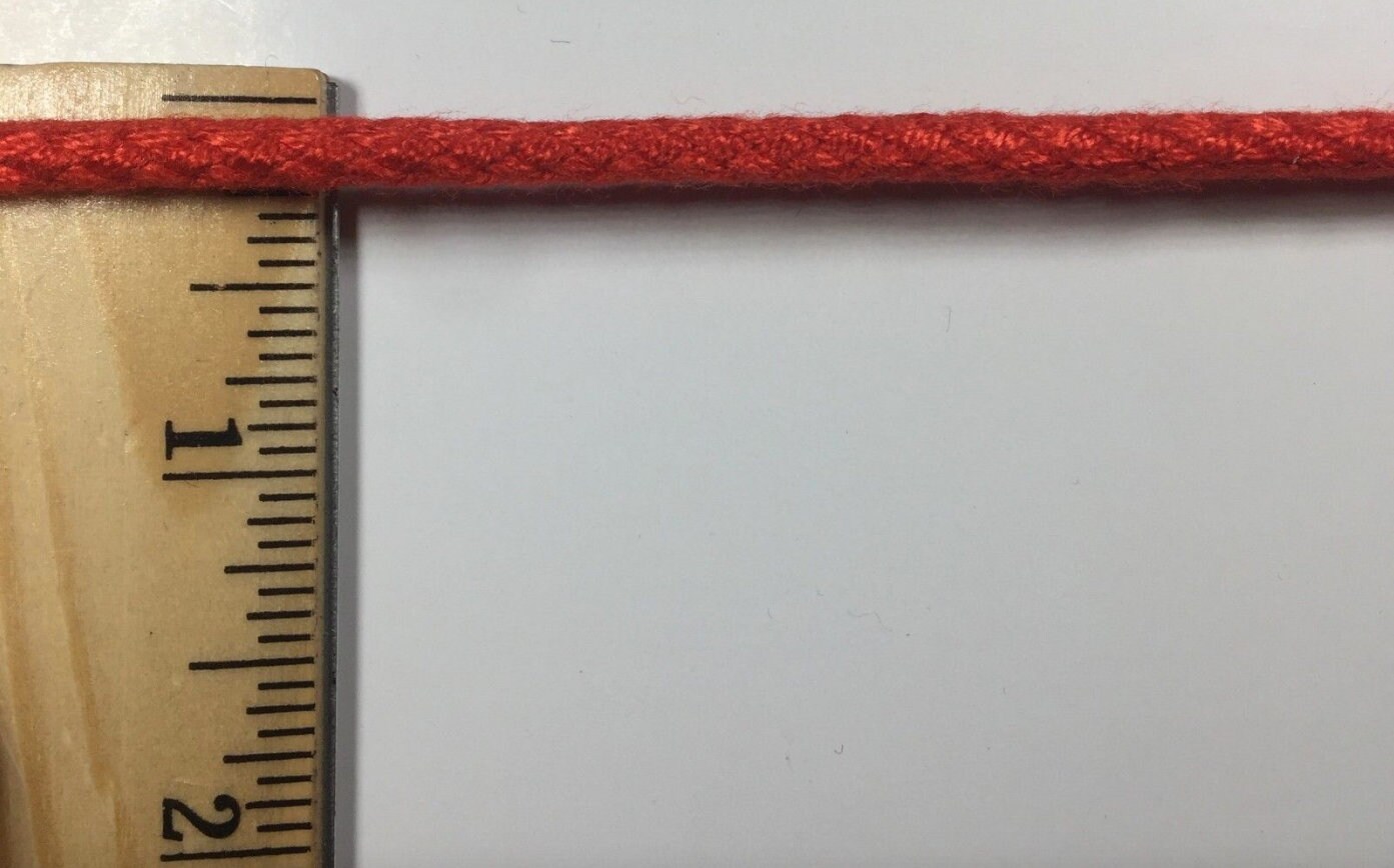 Mercerized Drawstring Cotton Cord Trimming- 12 Continuous Yards- Many ...
