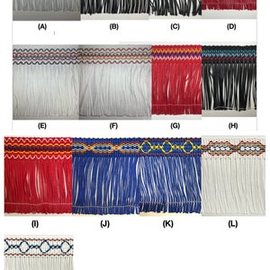 Novelty Chainette Fringe Trim- 4&quot;  3 Continuous Yards- Many Styles & Colors!