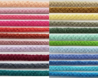 Drawstring Cotton Cord Trimming - 15 Yards - Many Color Options!