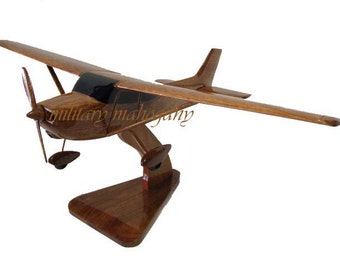 Cessna 172 Wooden Model Airplane Private Plane Skyhawk Mahogany Wood Wooden Desk Replica