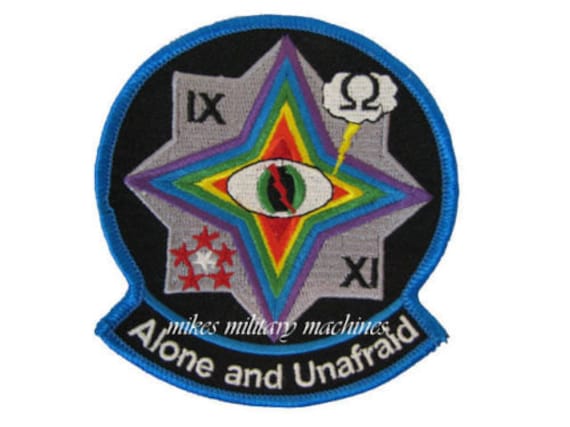 USAF UAV CIA Air Force Area 51 Black Ops Alone and Unafraid Desert Prowler Patch Air Force Etsy