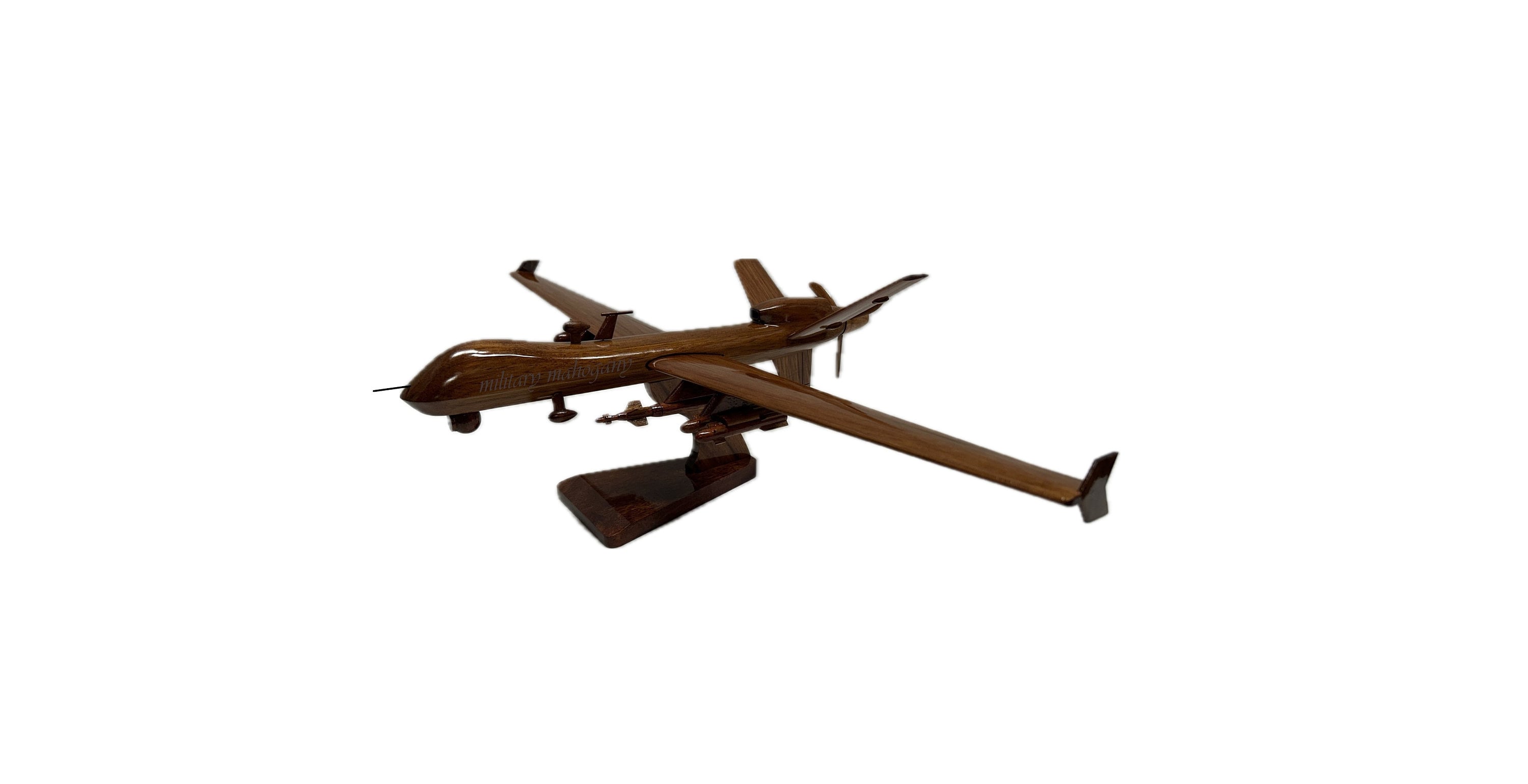 MQ-9 Predator B Reaper Hunter Killer USAF Air Force Wood Drone UAV  Handcrafted Wooden Military Mahogany Model - Etsy 日本