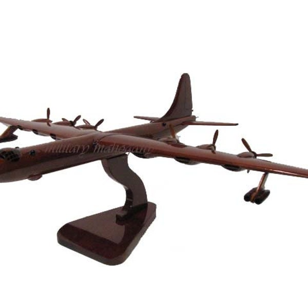 B-36 Peacemaker Convair USAF Air Force SAC Bomber Handmade Wooden Mahogany Wood Air Plane Military Model