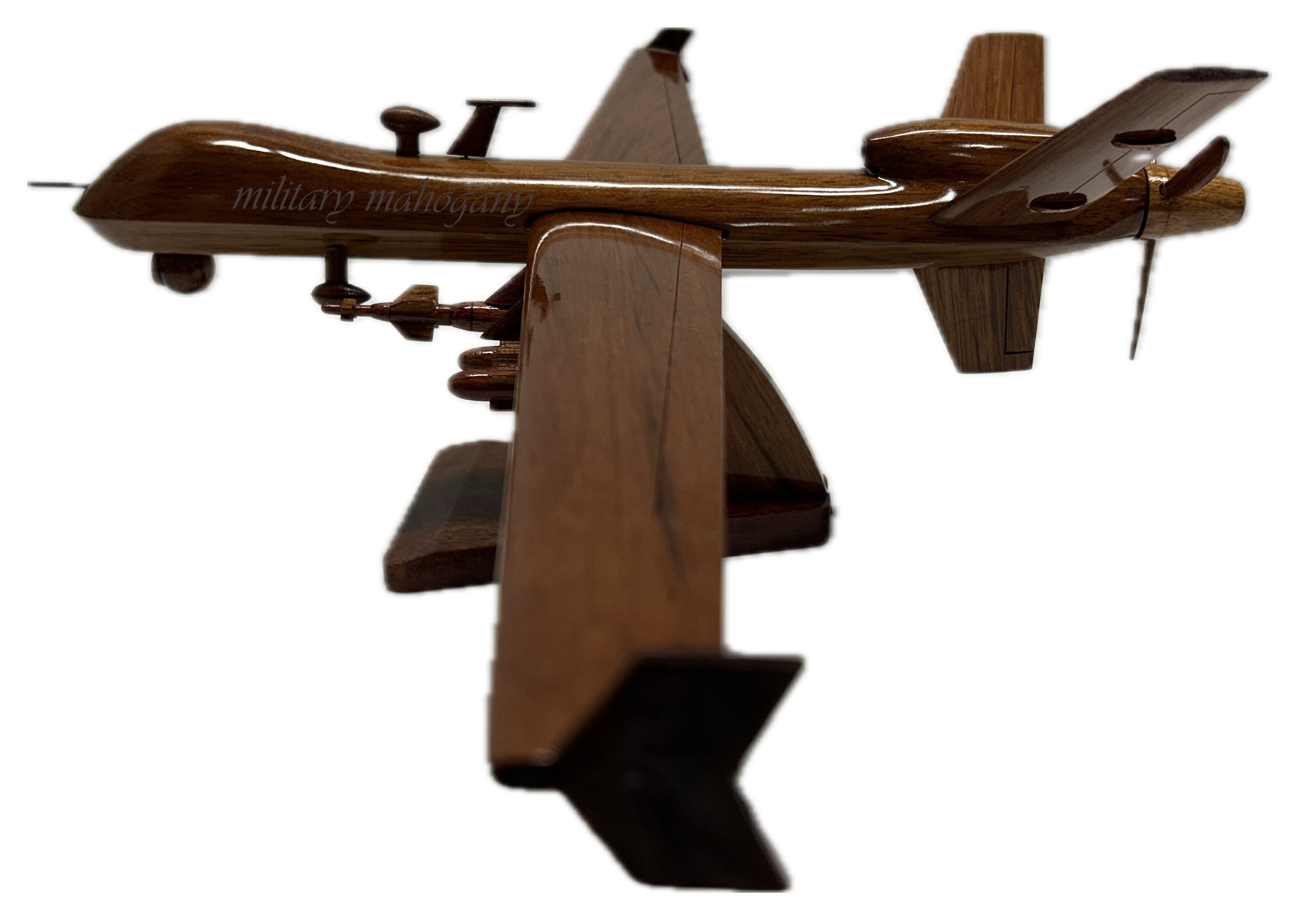 MQ-9 Predator B Reaper Hunter Killer USAF Air Force Wood Drone UAV  Handcrafted Wooden Military Mahogany Model - Etsy 日本