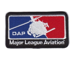 MH-60 MH-60M DAP Blackhawk Helicopter Gunship 160th Night Stalkers Soar Military Major League Army Aviation Patch