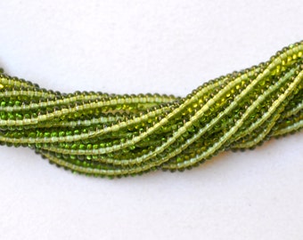 4mm Oblate Rondelle Glass Beads - Czech Glass Beads - Disc Beads - Spacer Beads - Various Shiny Colors - Qty 100