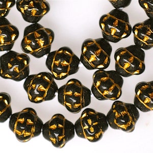 Small 6mm Glass Mulberry Beads - Czech Glass Beads - Various Colors - Qty 50