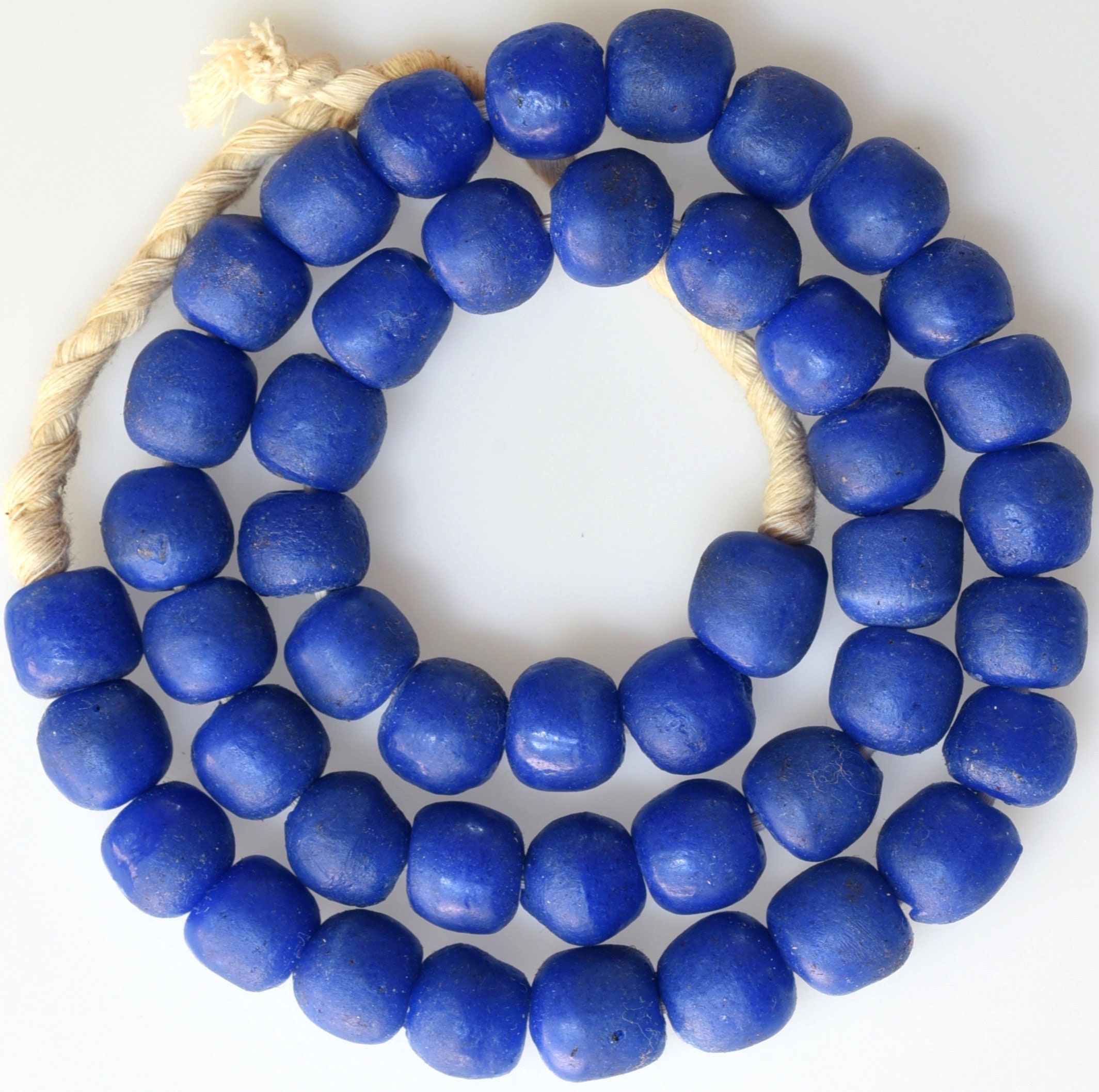 12mm African Recycled Glass Beads Powder Glass Beads From Etsy