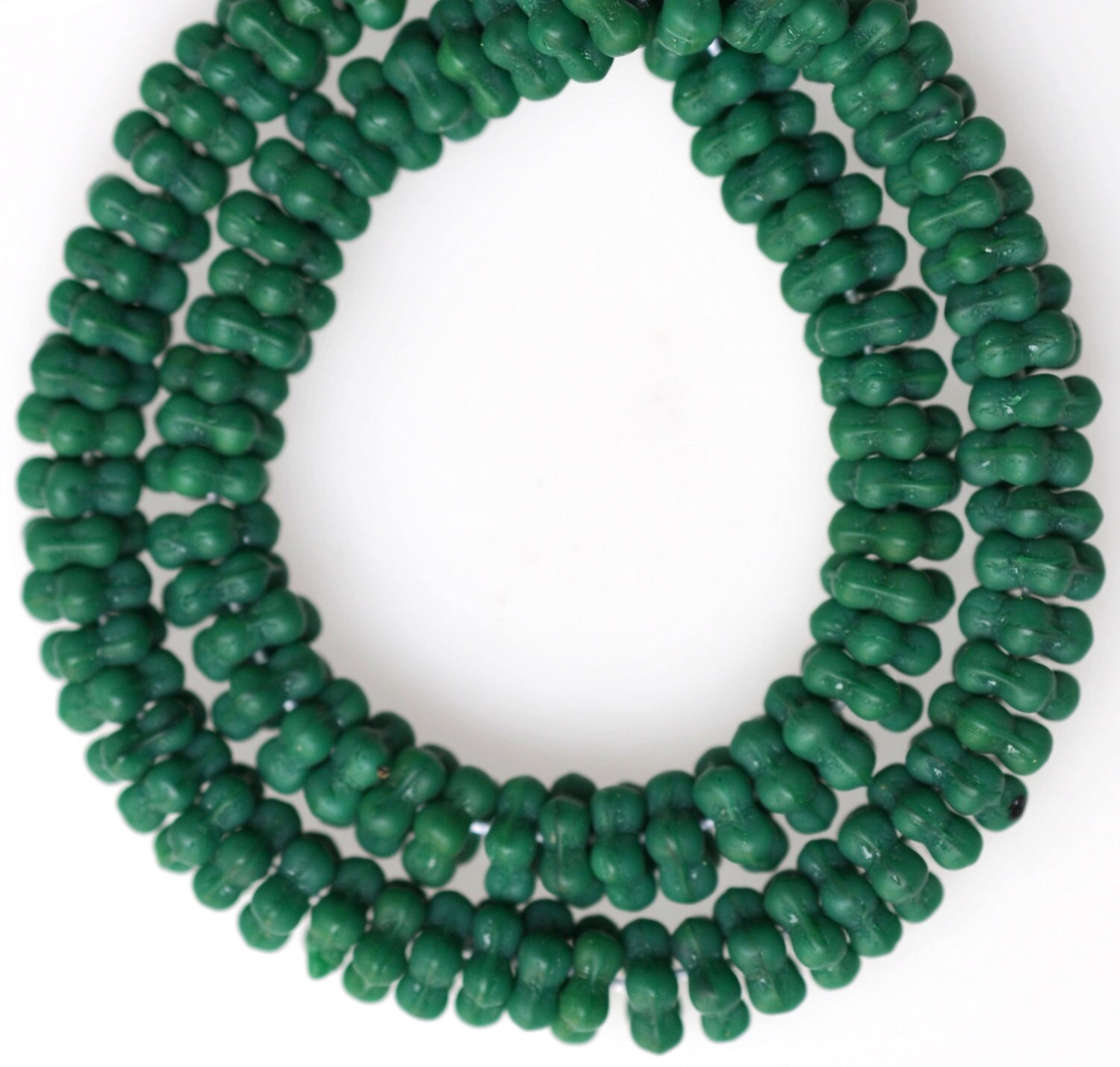 5mm Interlocking Flower Rondelle Glass Beads - Czech Glass Beads ...