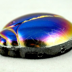 Large Scarab Beetle Bead - 2 Hole Czech Glass Scarab Beetle Beads - Various Colors - 28mm x 22mm - Qty 1 or 5