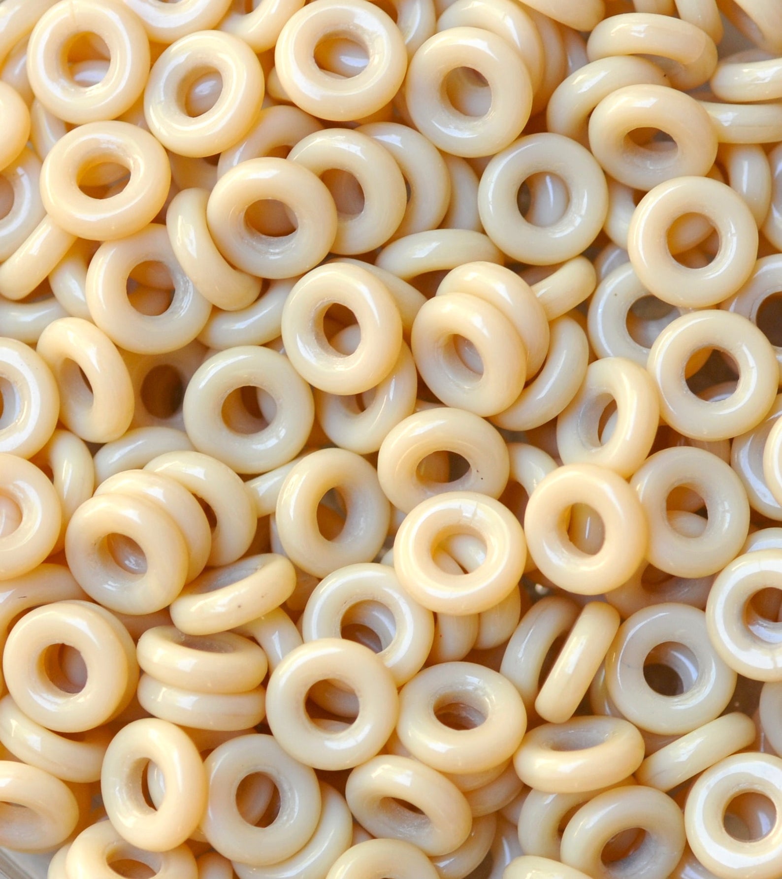 9mm Donut Beads Czech Glass Donut Beads Various Fancy Etsy