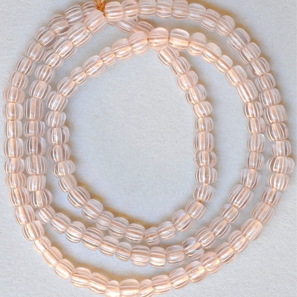 Vintage Venetian Glass Gooseberry Beads - African Trade Beads - Various Sizes - 20-25 Inch Strands