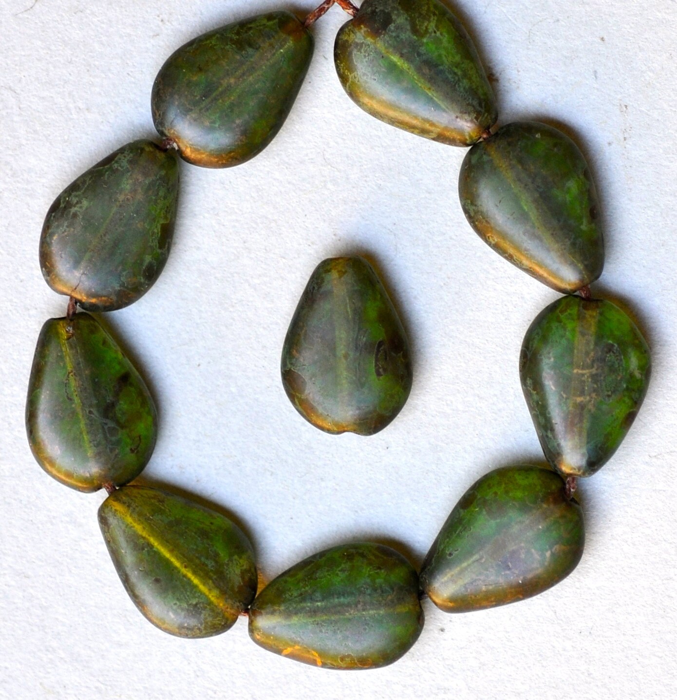 18x25mm Faceted Flat Briolette Beads Jade Chalcedony Glass Quartz 18x25mm Faceted Flat Briolette Beads Jade Chalcedony Glass Quartz
