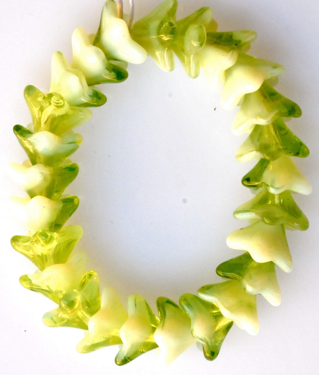 Flower Cup Beads Czech Glass Flower Beads 9mm X 6mm Various Colors Qty