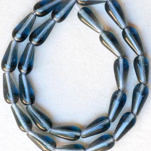 Tschechische Tropfenperle 6 mm x 13 mm - 6 mm x 13 mm - 24 Stück