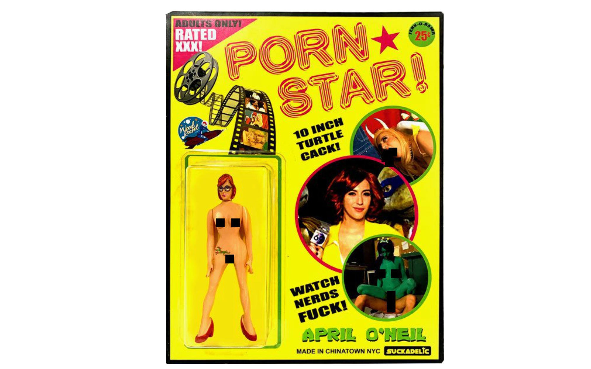 Porn Star Action Figure: April O'neil by Artist Sucklord - Etsy Israel