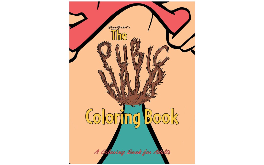 The Pubic Hair Coloring Book Adult Coloring Book Etsy