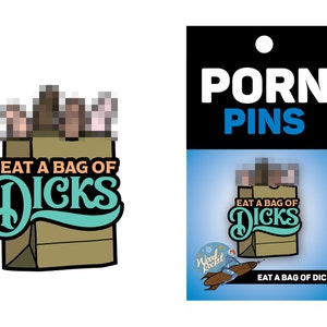 Enamel Pin: Eat A Bag of Dicks - Etsy Denmark