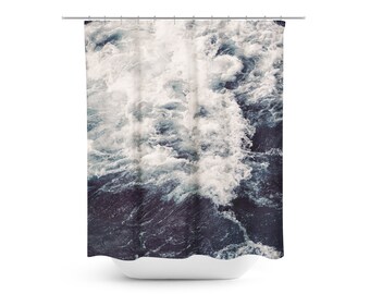Surf Shower Curtain Etsy