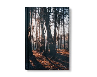 Woodland Forest Hardcover Journal, Nature Lover Gift