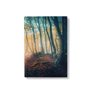 Nature Notebook | Forest Journal Notebook | Hardcover Journal | Hardcover Notebook | Wanderlust Gift | Lined Notebook | Lined pages