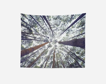 Tree Tapestry, Forest Tapestry, Tapestry Wall Hanging, Nature Tapestry, Extra Large Wall Art, Modern Tapestry, Photo Tapestry
