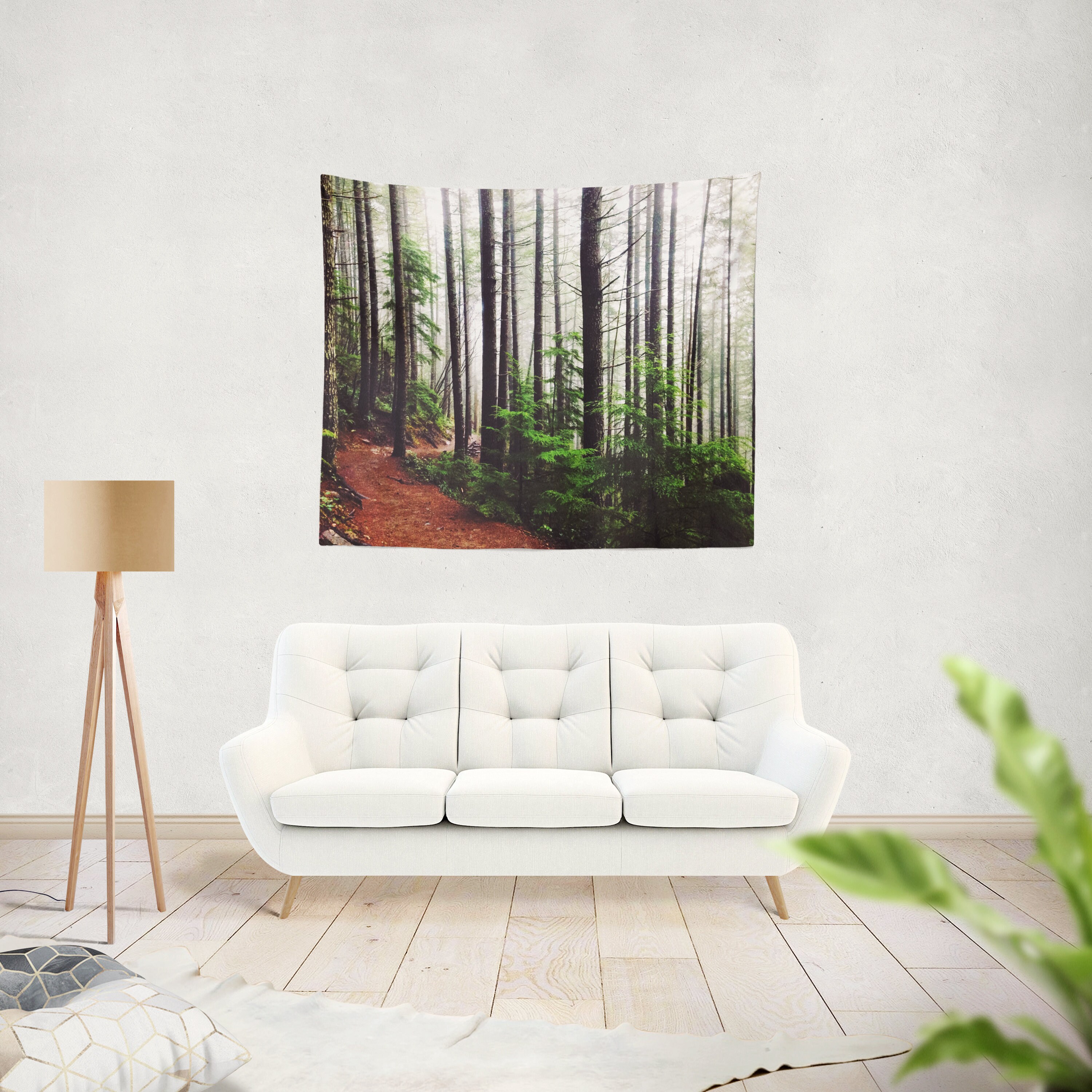 Wall Tapestry Tree Tapestry Wall Hangingtrees Forest Woods - Etsy