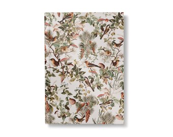 Cute Bird Journal / Hardcover Notebook Journal / Botanical Hardback Hiking Journal, Ornitología, Cuaderno de setas, Regalo de observador de aves