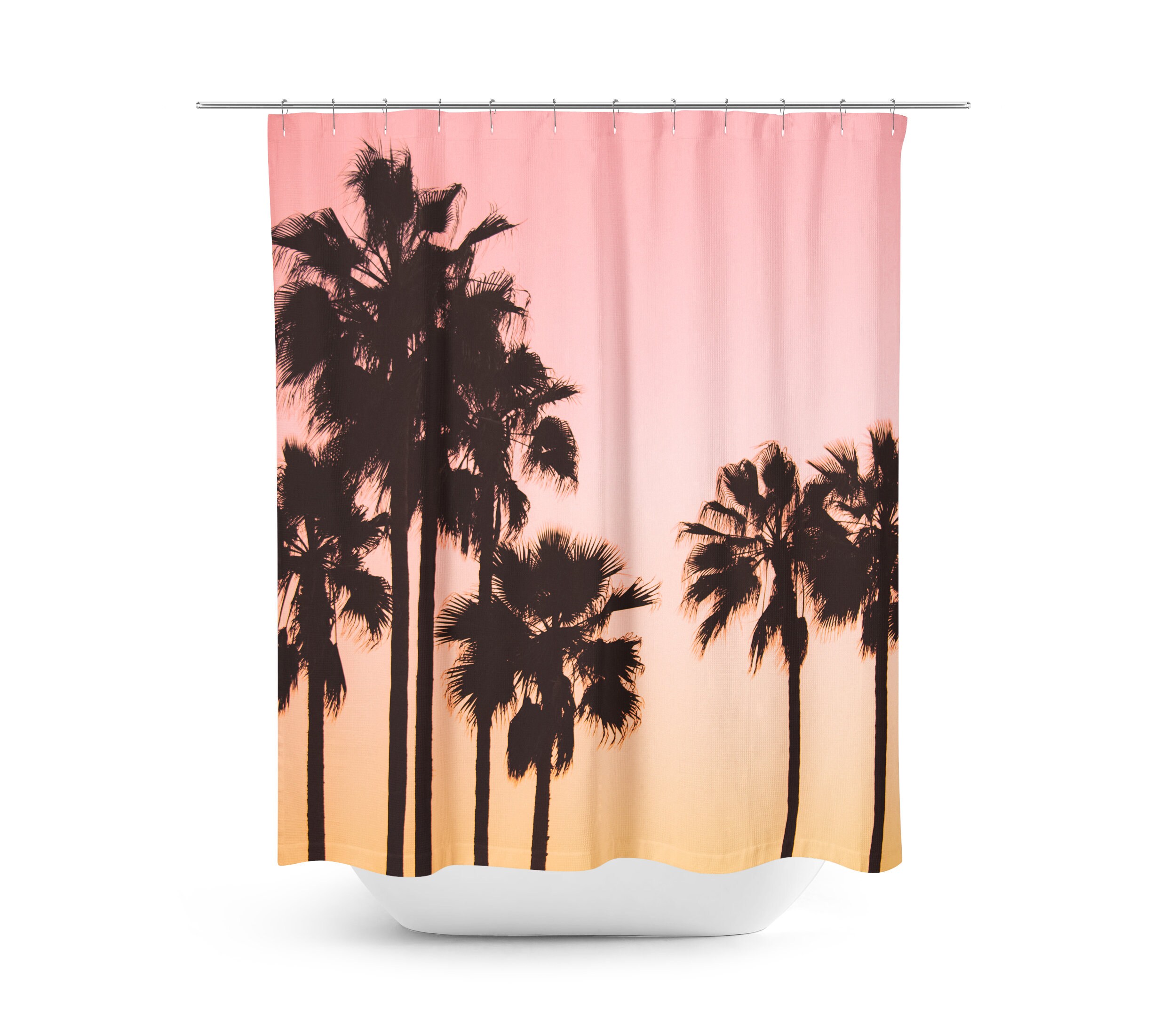 Palm Trees Shower Curtain Tropical Shower Curtain Cool Etsy Palm Trees Shower Curtain Tropical Shower Curtain Cool Etsy