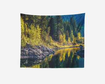 Nature Tapestry | Wall Tapestry | Wall Hanging | Forest | Wall Art | Dorm Decor | Home Decor