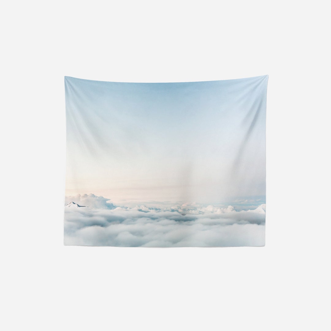 Cloud Tapestry, Wall Tapestry, Clouds, Sky Tapestry, Photo Wall Art