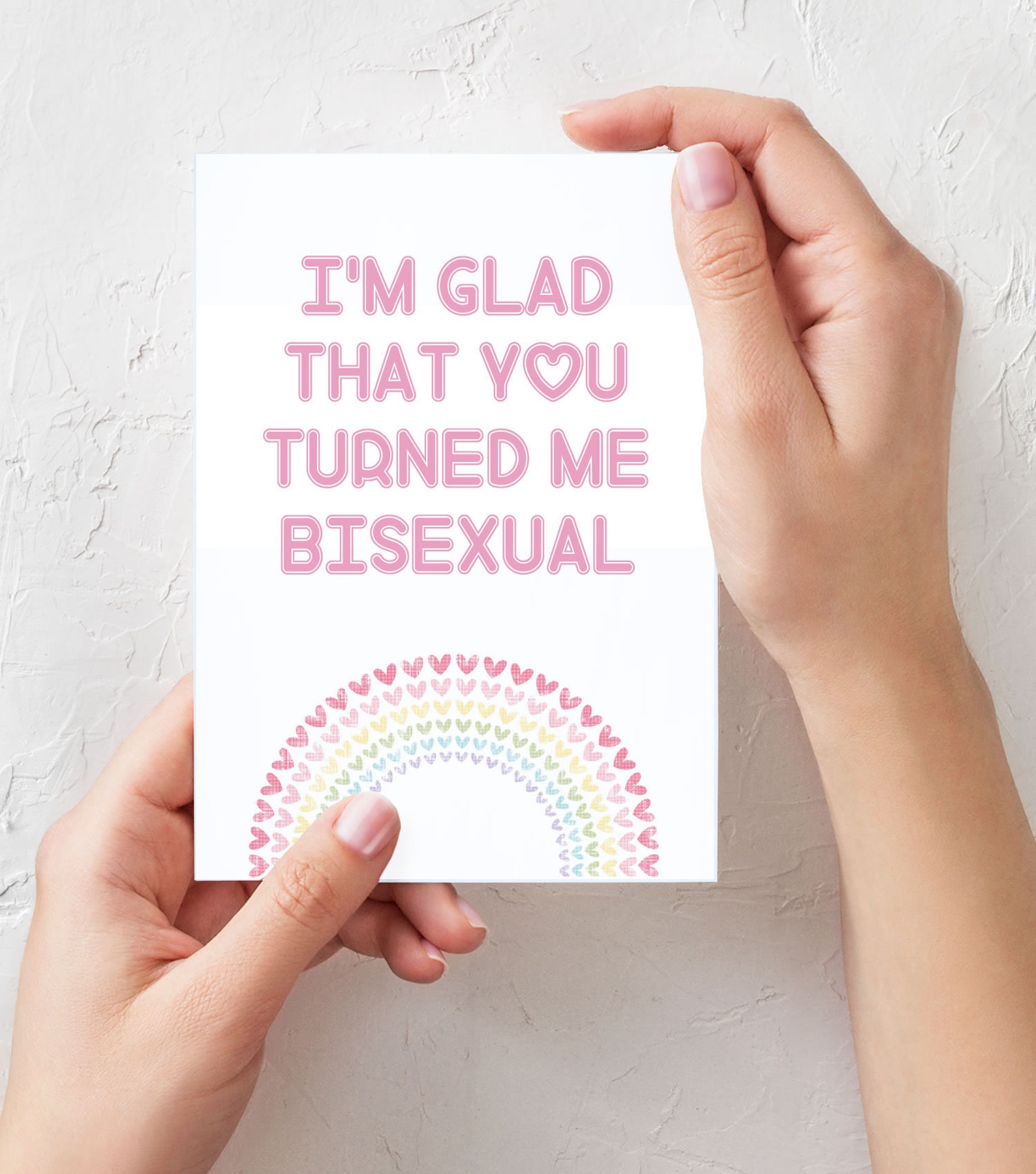 I M Glad You Turned Me Bisexual Funny Bisexual Birthday Etsy Uk