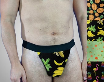 Thong Underwear in Fruit Prints